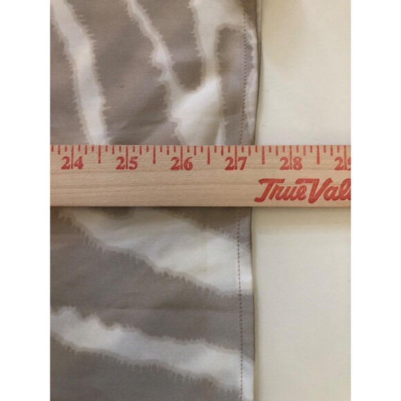 Chico's Size 1/M Ivory/Tan Sleeveless Tank Scoop Neck 100% Polyester - Picture 5 of 5